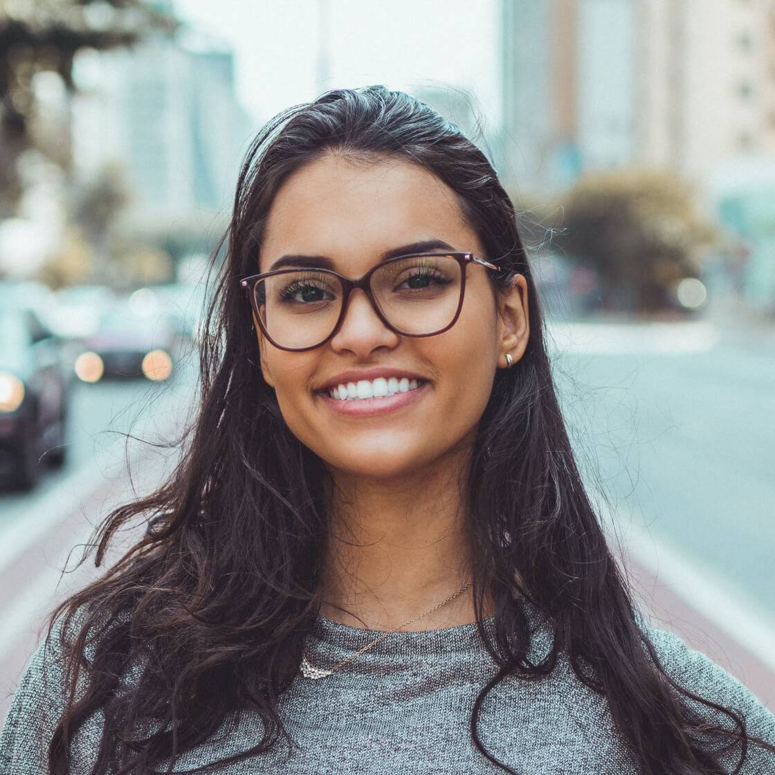 Girl with specs