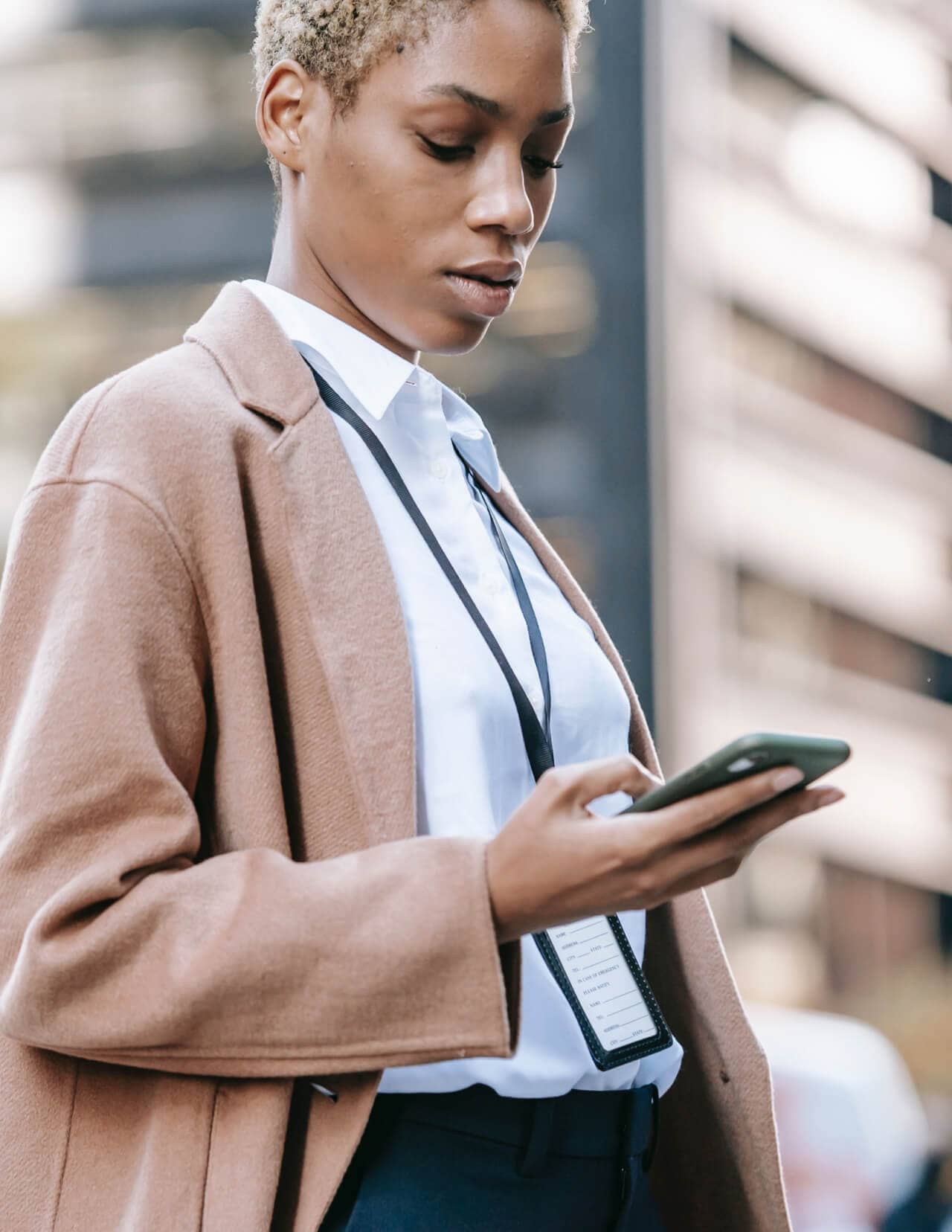 Women using mobile phone